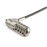 StarTech.com Cable de 2m de Seguridad para Ordenador Portátil - con Candado - para Ranura Nano - de Combinación