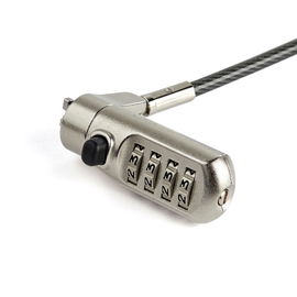 StarTech.com Cable de 2m de Seguridad para Ordenador Portátil - con Candado - para Ranura Nano - de Combinación StarTech.com Cable de 2m de Seguridad para Ordenador Portátil - con Candado - para Ranura Nano - de Combinación