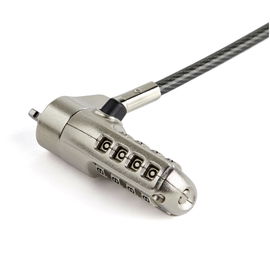 StarTech.com Cable de 2m de Seguridad para Ordenador Portátil - con Candado - para Ranura Nano - de Combinación StarTech.com Cable de 2m de Seguridad para Ordenador Portátil - con Candado - para Ranura Nano - de Combinación