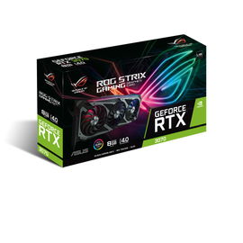 ASUS ROG-STRIX-RTX3060TI-8G-V2-GAMING - Tarjeta gráfica - GF RTX 3060 Ti - 8 GB GDDR6 - PCIe 4.0 - 2 x HDMI, 3 x DisplayPort