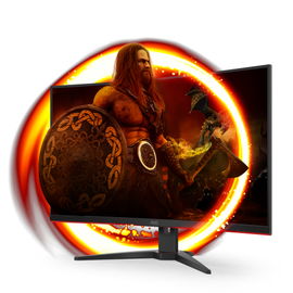 AOC Gaming C32G2ZE - Monitor LED - gaming - curvado - 32