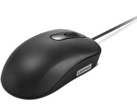 Lenovo Basic - Ratón - diestro y zurdo - óptico - 3 botones - cableado - USB - negro - FRU Lenovo Basic - Ratón - diestro y zurdo - óptico - 3 botones - cableado - USB - negro - FRU