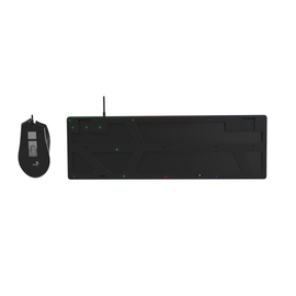Combo Gamer Xtech - Teclado y mouse - Teclado Español membrana LED - Mouse 6400dpi 