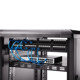 StarTech.com Estante Bandeja Fijo Ventilado de Gabinete Rack Servidores 1U Ajustable - 113kg