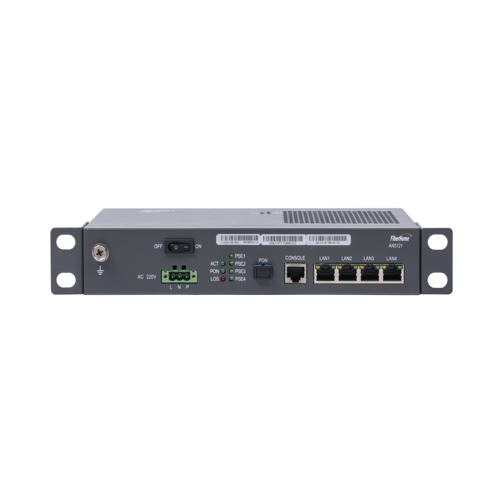 Unidad Remota Multi-Vivienda (MDU) Industrial, 4 Puertos Gigabit Ethernet, PoE 802.3af/at, conector SC/UPC