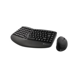 Combo de Teclado y Mouse Ergonómico KBK-510 - Klip Xtreme