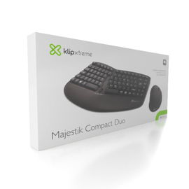 Combo de Teclado y Mouse Ergonómico KBK-510 - Klip Xtreme