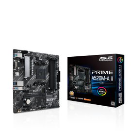 ASUS PRIME A520M-A II/CSM placa base AMD A520 Zócalo AM4 micro ATX ASUS PRIME A520M-A II/CSM placa base AMD A520 Zócalo AM4 micro ATX