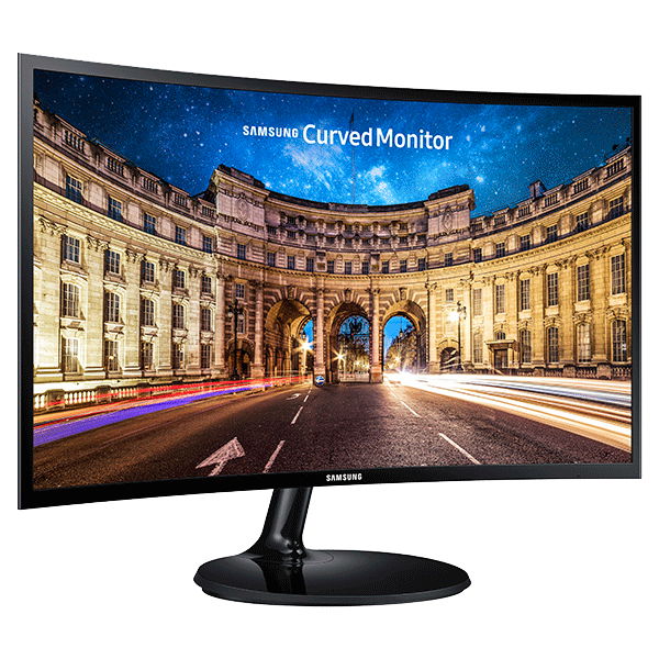 Samsung C24F390FHN - CF390 Series - monitor LED - curvado - 24