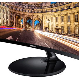 Samsung C24F390FHN - CF390 Series - monitor LED - curvado - 24