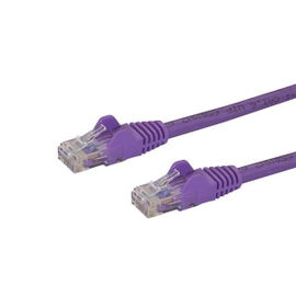 StarTech.com Cable de 2m Púrpura de Red Gigabit Cat6 Ethernet RJ45 sin Enganche - Snagless StarTech.com Cable de 2m Púrpura de Red Gigabit Cat6 Ethernet RJ45 sin Enganche - Snagless