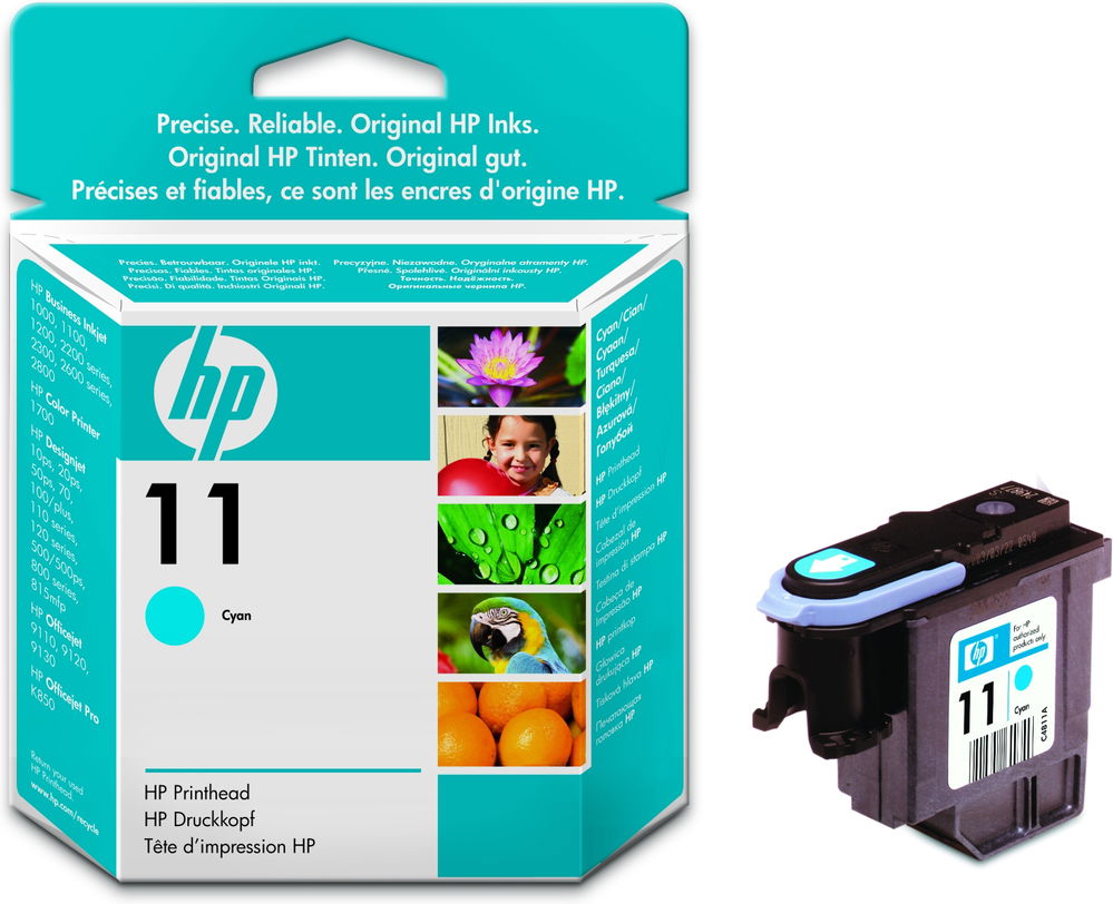 HP 11 Cyan Ink Cartridge HP 11 Cyan Ink Cartridge