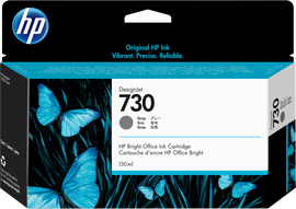 HP 730 130-ml Gray DesignJet Ink Cartridge