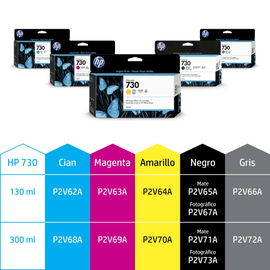 HP 730 130-ml Gray DesignJet Ink Cartridge HP 730 130-ml Gray DesignJet Ink Cartridge