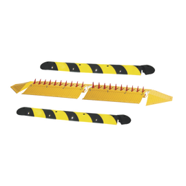 Kit de picos ponchallantas autónomo / Carriles de 2.2 M / No requiere barrera / FACIL INSTALACION / Incluye topes y tornilleria