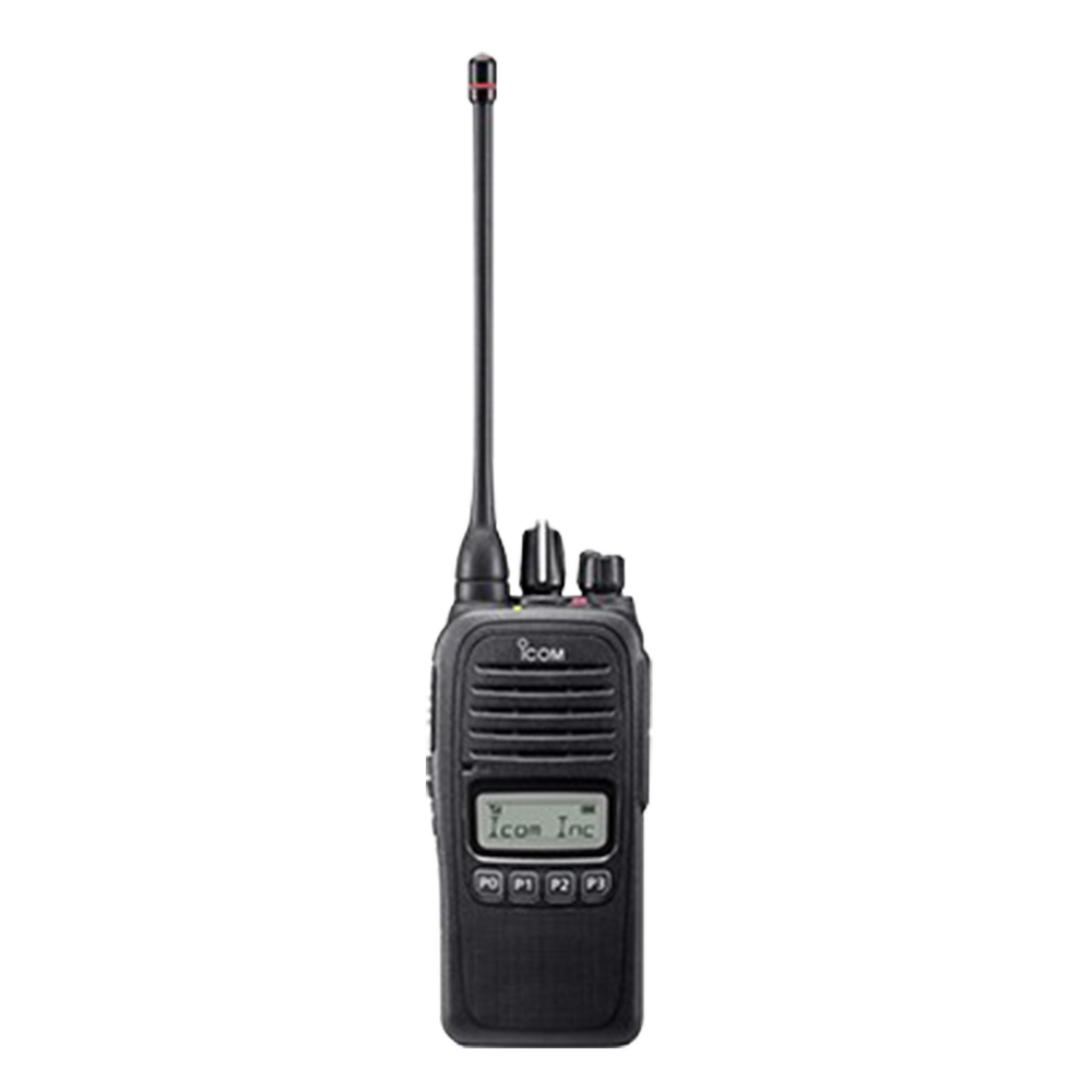 Analog Portable Radio, (N)12.5 kHz, 4W, 128 Channels, IP67 Submersible, 400-470MHz. Supplied with Battery, Belt Clip, Charger, and Antenna