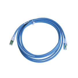 Patch Cord Z-MAX Cat6A S/FTP, CM/LS0H, 50ft, Color Azul