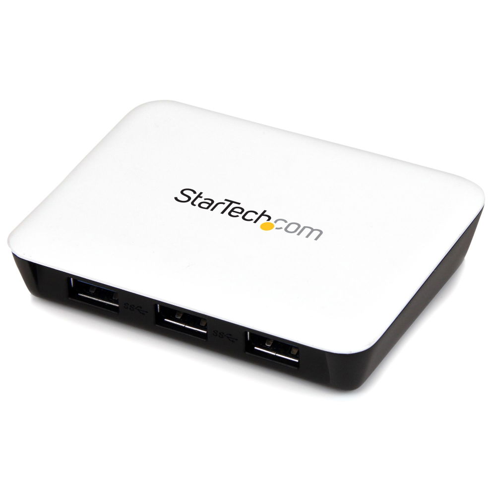 StarTech.com Adaptador de Red NIC Gigabit Ethernet Externo USB 3.0 con Hub Concentrador 3 Puertos con Alimentación StarTech.com Adaptador de Red NIC Gigabit Ethernet Externo USB 3.0 con Hub Concentrador 3 Puertos con Alimentación