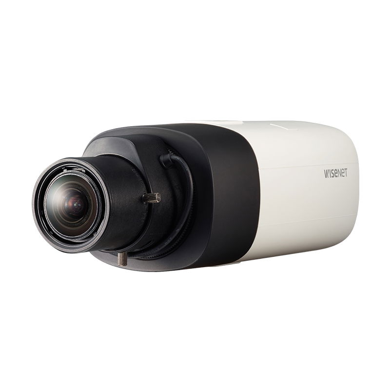 CAMARA SAMSUNG XNB8000 5MP H.265 H.264 WDR 120DB HLC DOBLE SD CARD 12VDC/24VAC/POE