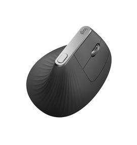 Logitech MX Vertical - Ratón vertical - ergonómico - óptico - 6 botones - inalámbrico, cableado - Bluetooth, 2.4 GHz - receptor inalámbrico USB - grafito