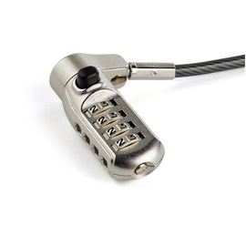 StarTech.com Cable de 2m de Seguridad Universal 3 en 1 para Ordenadores Portátiles - Cable con Candado de Combinación de 4 Dígitos para Ordenador de Sobremesa o Portátil - para K-Slot - Ranura Nano - Ranura Wedge - Cable de Seguridad Antirrobo StarTech.com Cable de 2m de Seguridad Universal 3 en 1 para Ordenadores Portátiles - Cable con Candado de Combinación de 4 Dígitos para Ordenador de Sobremesa o Portátil - para K-Slot - Ranura Nano - Ranura Wedge - Cable de Seguridad Antirrobo