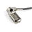 StarTech.com Cable de 2m de Seguridad Universal 3 en 1 para Ordenadores Portátiles - Cable con Candado de Combinación de 4 Dígitos para Ordenador de Sobremesa o Portátil - para K-Slot - Ranura Nano - Ranura Wedge - Cable de Seguridad Antirrobo