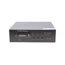 Mini Amplificador Mezclador | 120W RMS | Sistema 70/100V | MP3 | Tuner | Bluetooth | Musica ambiental y Voceo