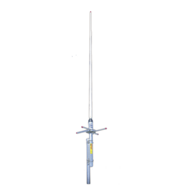 Antena Base Fibra de Vidrio, UHF de 440-450 MHz, 6 dB de ganancia