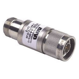 Atenuador 10 dB, 5 W Máximo, Conectores N Macho-Hembra, CD-4 GHz.