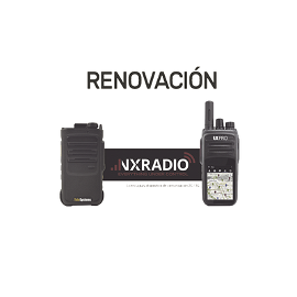 Renovacion de Servicio Anual NXRadio para Terminales NXPOC130, RG360 y M5