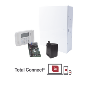 Sistema de alarma VISTA48/6162RF con Gabinete, Transformador y teclado Alfanumérico con receptor RF
