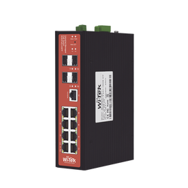Switch Industrial 8 puertos / Administrable PoE / Puerto 1-2 PoE 24V/48V /  Puertos 3-8 puertos 802.3 af/at/bt / Presupuesto máx 240 W