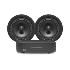 KIT Amplificador VSSL A1X | 2 Bocinas para Plafón de 6in TruAudio PP6