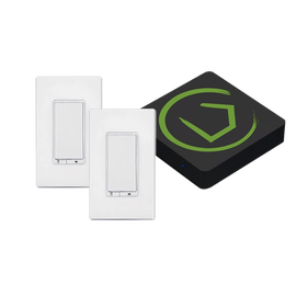 KIT HUB Controlador inteligente para dispositivos Zwave, Zigbee, Shelly, Lutron, incluye 1 HUB / 2 Apagadores inteligentes On/Off Zwave