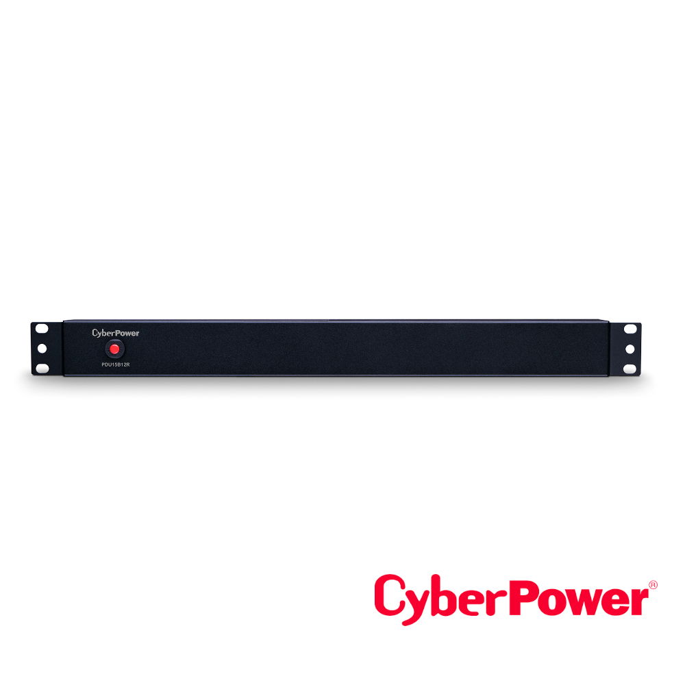 PDU Básico Para Distribución de Energía, Con 12 Tomas NEMA 5-15R Traseras, 1UR, 15 Amp, 120 Vca