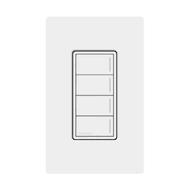 (RadioRa3) Botonera Sunnata Blanco 4 escenas para Radio RA3, programe escenas diferentes en cada botón.