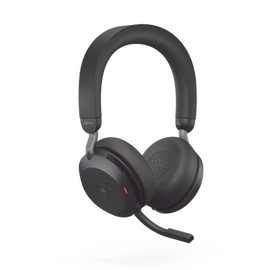 Jabra Evolve2 75, Auricular stereo versión MS con cancelación de ruido activa, dongle USB-A indicador de ocupado (Busylight)(27599-999-999)