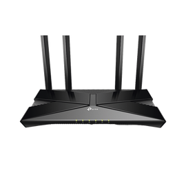 Router WiFi 6 doble banda AX 3000 Mbps /  MU-MIMO y OFDMA / 1 Puerto WAN 10/100/1000 Mbps / 4 Puertos LAN 10/100/1000 Mbps / 4 Potentes Antenas.