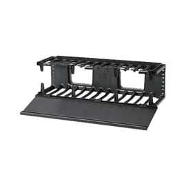 Organizador de Cables Horizontal NetManager, Sencillo (Solo Frontal), Para Rack de 19in, 3UR