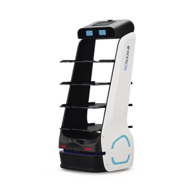 Robot para servicio de mesero o repartidor T5LB  ubicado por etiquetas en techo