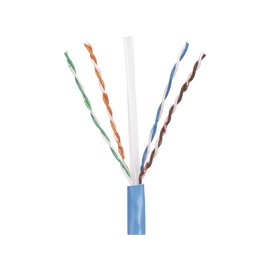 Bobina de Cable UTP 305 m. de Cobre, PanNet, Azul, Categoría 5e (24 AWG), PVC (CM), de 4 pares