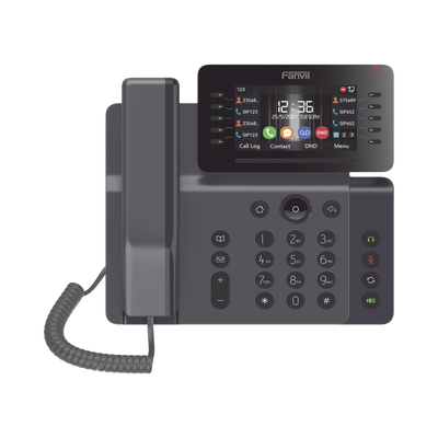 Teléfono IP Empresarial Esencial WiFi / Bluetooth, 20 líneas SIP, pantalla a color 4.3