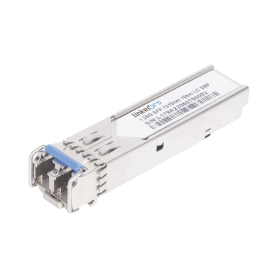 Transceptor Óptico SFP (Mini-Gbic) / Monomodo 1310 nm / 1.25 Gbps / 1000BASE-LX / Conectores LC/UPC Dúplex / DDM / Hasta 10 km