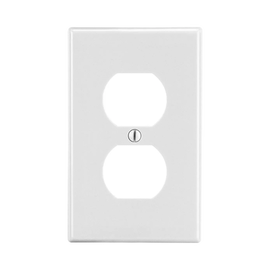 Tapa para Contacto Dúplex Color Blanco.