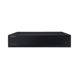 NVR de 12 Megapíxel con Wisenet Wave Embebido / Incluye 4 Licencias / 8TB Incluidos / 16 canales / 16 puertos PoE+ / H.265 & WiseStream / E/S de alarma