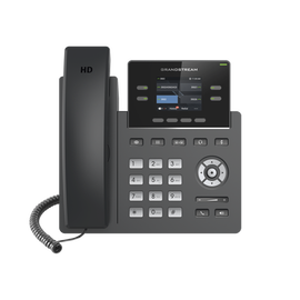 Teléfono IP Grado Operador, 4 líneas SIP con 2 cuentas, puertos Gigabit PoE, pantalla a color 2.4