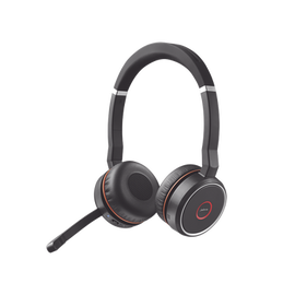 Jabra Evolve 75 SE Stereo, conexión Bluetooth, indicador de ocupado, USB-A Compatible con cualquier plataforma UC (7599-848-109)