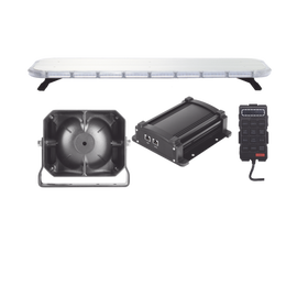 Kit básico para equipamiento de unidades de Seguridad Pública con Sirena Mono-mando