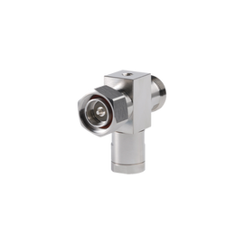 Arrestor Plus® Dual Band Quarterwave Surge Arrestor (T-shaped), 806–960 MHz and 1700–2170 MHz, with interface types DIN Female and DIN Male