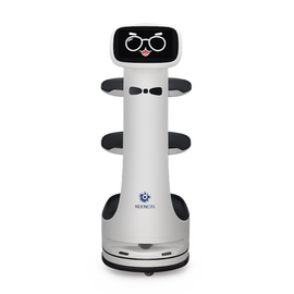 Robot mesero o repartidor T8LS /  Ubicado por sensor láser / Sensor de obstáculos / Navegación fluida